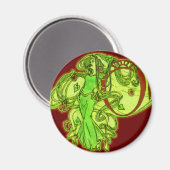 Aimant L'Absinthe d'Ophélie (Recto/Verso)