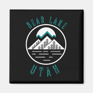 Aimant Lac Bear Utah Montagne Ski Randonnée Pêche Bateau