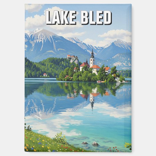 Aimant Lac Bled Slovénie (Recto)