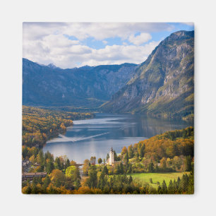 Aimant Lac Bohinj en Slovénie en automne