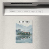 Aimant Lac brumeux Bled Slovénie (In Situ (Lave-vaisselle))