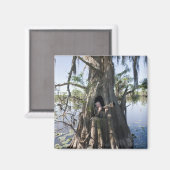 Aimant Lac Caddo, cache de chasse (Recto/Verso)