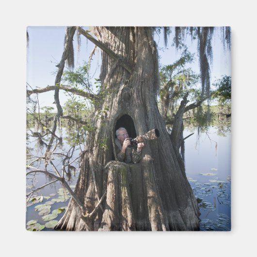 Aimant Lac Caddo, cache de chasse (Devant)