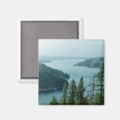 Aimant Lac Coeur d'Alene, Idaho (Recto/Verso)