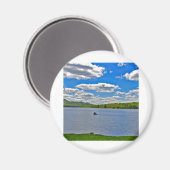 Aimant Lac de détente (Recto/Verso)