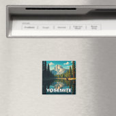 Aimant Lac de Yosemite Parc national Demi-Dôme (In Situ (Lave-vaisselle))
