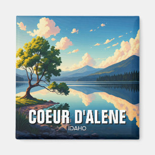 Aimant Lac d'Idaho Coeur d'Alene