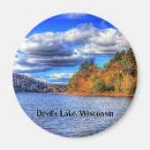 Aimant Lac du Diable, Wisconsin (Devant)