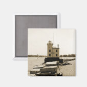 Aimant Lac Erie Lighthouse (Recto/Verso)