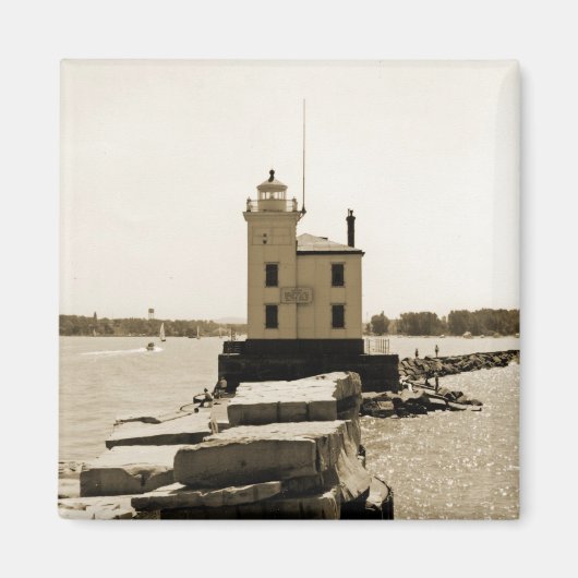 Aimant Lac Erie Lighthouse (Devant)