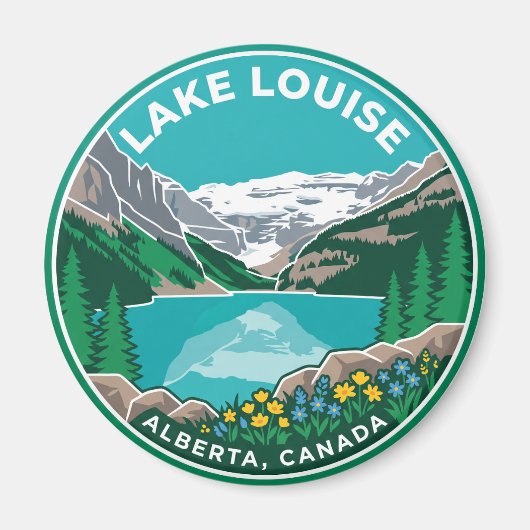 Aimant Lac Louise Canada (Devant)