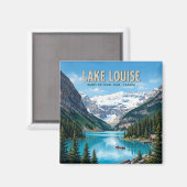 Aimant Lac Louise Canada (Recto/Verso)