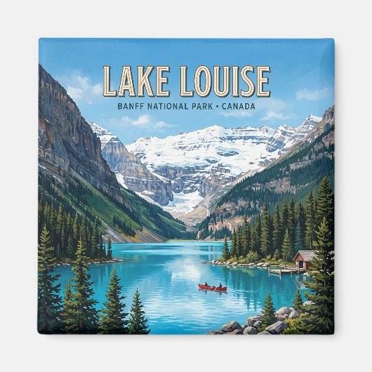 Aimant Lac Louise Canada (Devant)