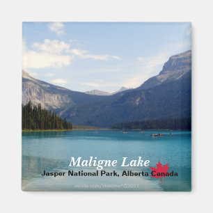 Aimant Lac Maligne/parc national de jaspe, Alberta Canada