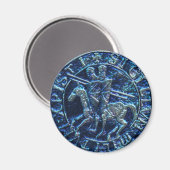 Aimant Lac Medieval des Knights (Recto/Verso)