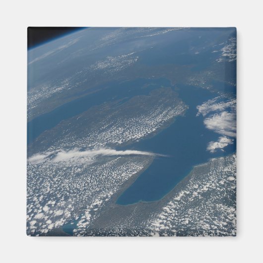 Aimant Lac Michigan, Lac Huron Et État Du Michigan. (Devant)