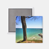 Aimant Lac Michigan, Port Washington, Wisconsin (Recto/Verso)