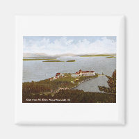 Lac Moosehead, Maine 1906 Vintage