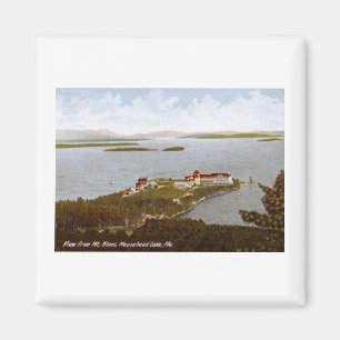 Aimant Lac Moosehead, Maine 1906 Vintage