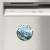 Aimant Lac Moraine - Parc national Banff Canada Voyage au (In Situ (Lave-vaisselle))