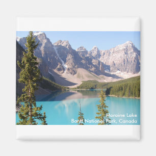 Aimant Lac moraine/parc national de Banff, Canada