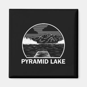 Aimant Lac Pyramid Nevada pêche drôle camping été