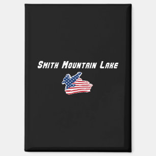 Aimant Lac Smith Mountain Virginie aigle patriotique