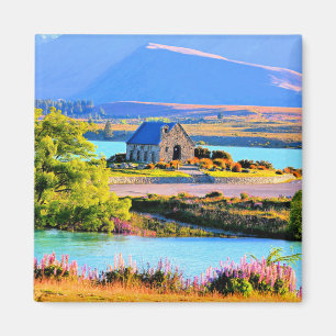 Aimant Lac Tekapo, Nouvelle-Zélande
