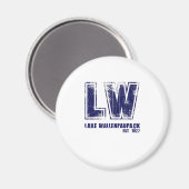 Aimant Lac Wallenpaupack est 1927 (Recto/Verso)