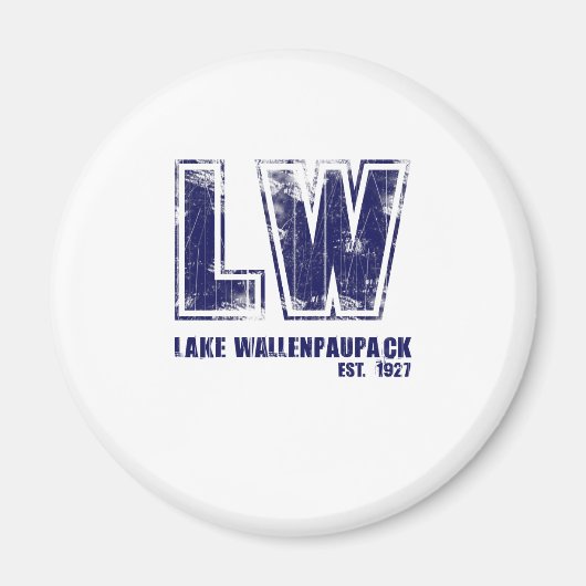 Aimant Lac Wallenpaupack est 1927 (Devant)