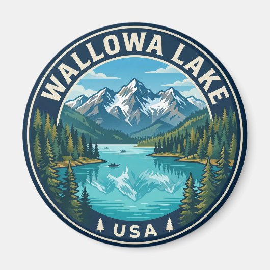 Aimant Lac Wallowa États-Unis (Devant)