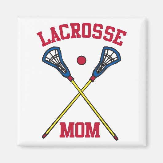Aimant Lacrosse Maman (Devant)