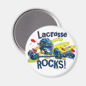 Aimant Lacrosse Rocks LaX Gear (Recto/Verso)