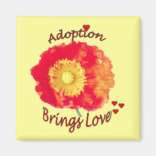 Aimant L'adoption apporte l'aimant d'amour