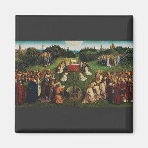 Aimant L'Adoration de l'Agneau mystique de Jan van Eyck