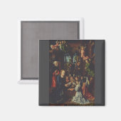 Aimant L'Adoration de l'Enfant Jésus (Recto/Verso)