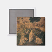 Aimant L'Adoration des Mages de Léonard de Vinci (Recto/Verso)