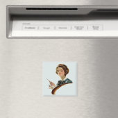 Aimant Lady Artist (In Situ (Lave-vaisselle))