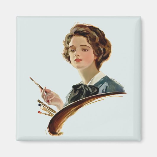 Aimant Lady Artist (Devant)