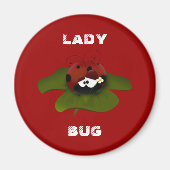 Aimant Lady Bug (Devant)