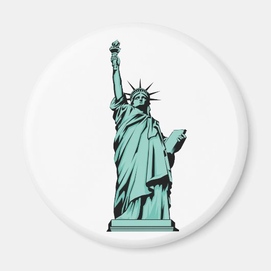 Aimant Lady Liberty (Devant)