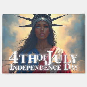 Aimant Lady Liberty réinventée - Un nouveau visage de la 