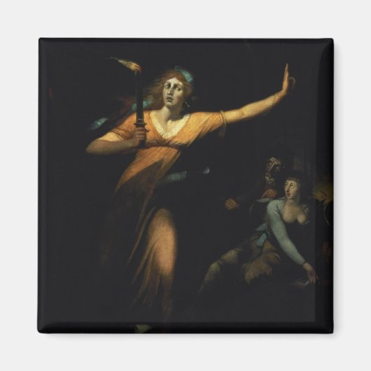 Aimant Lady Macbeth Sleepwalk, 1783 (huile sur toile) (Devant)