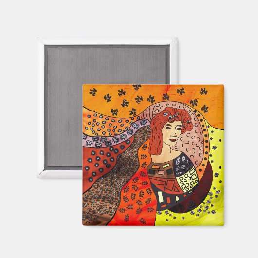 Aimant Lady Nature (Recto/Verso)