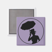 Aimant Lady of Ashes Magnet, violet (Recto/Verso)