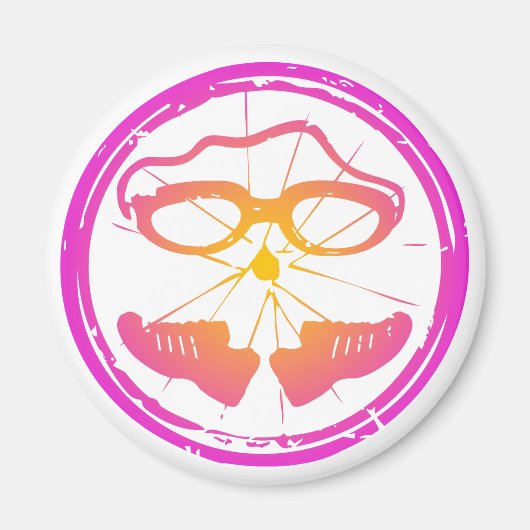 Aimant Lady Triathlon (Devant)