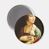 Aimant Lady with an Ermine par Leonardo Da Vinci c. 1490 (Recto/Verso)
