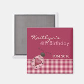 Aimant Ladybug ・ Anniversaire de l'enchère (Recto/Verso)