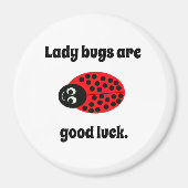 Aimant Ladybug, bonne chance (Devant)