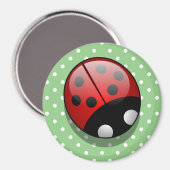 Aimant Ladybug, coccinelle, coccinelle, coccinelle (Recto/Verso)